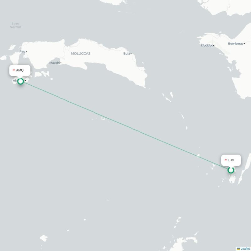 LUV - AMQ route map