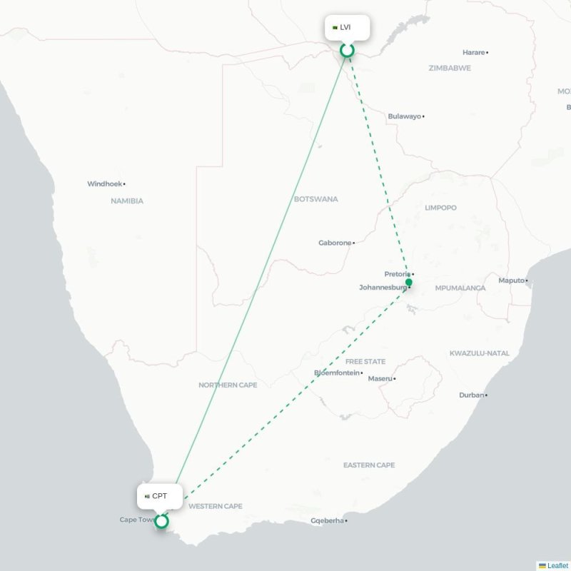 LVI - CPT route map