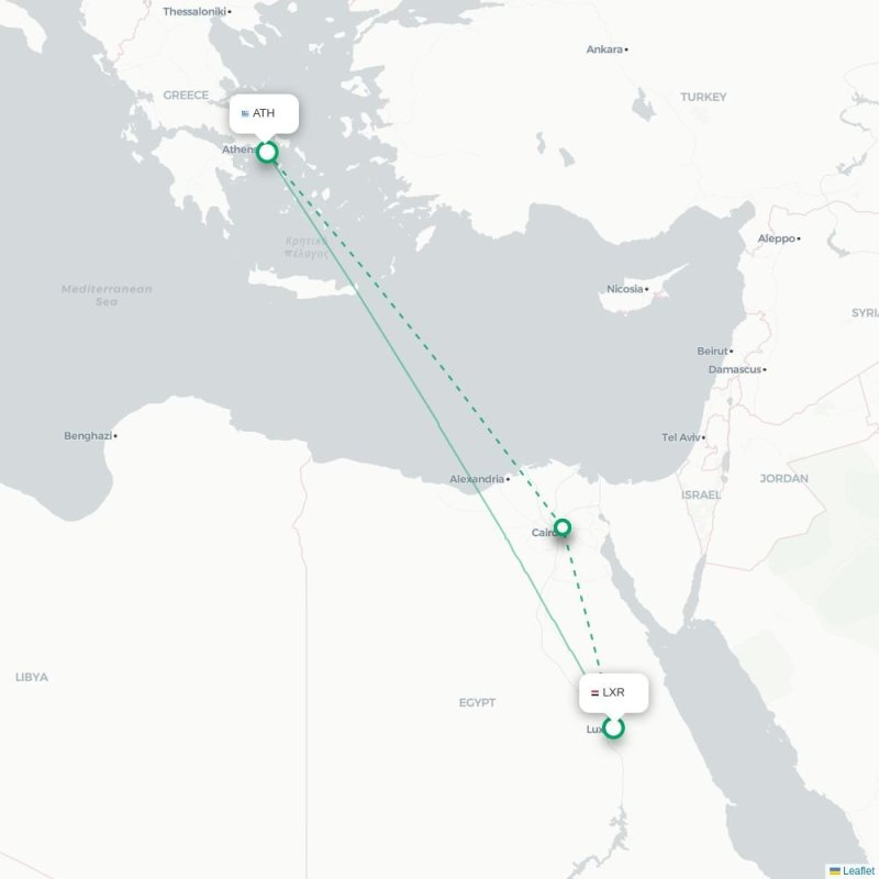 LXR - ATH route map