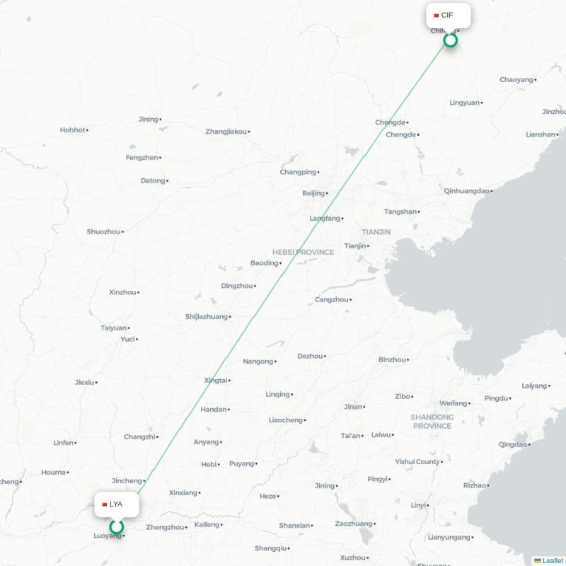 LYA - CIF route map