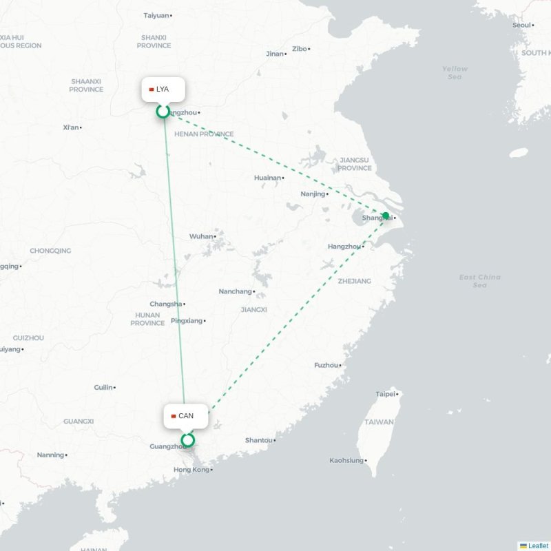 LYG - CAN route map
