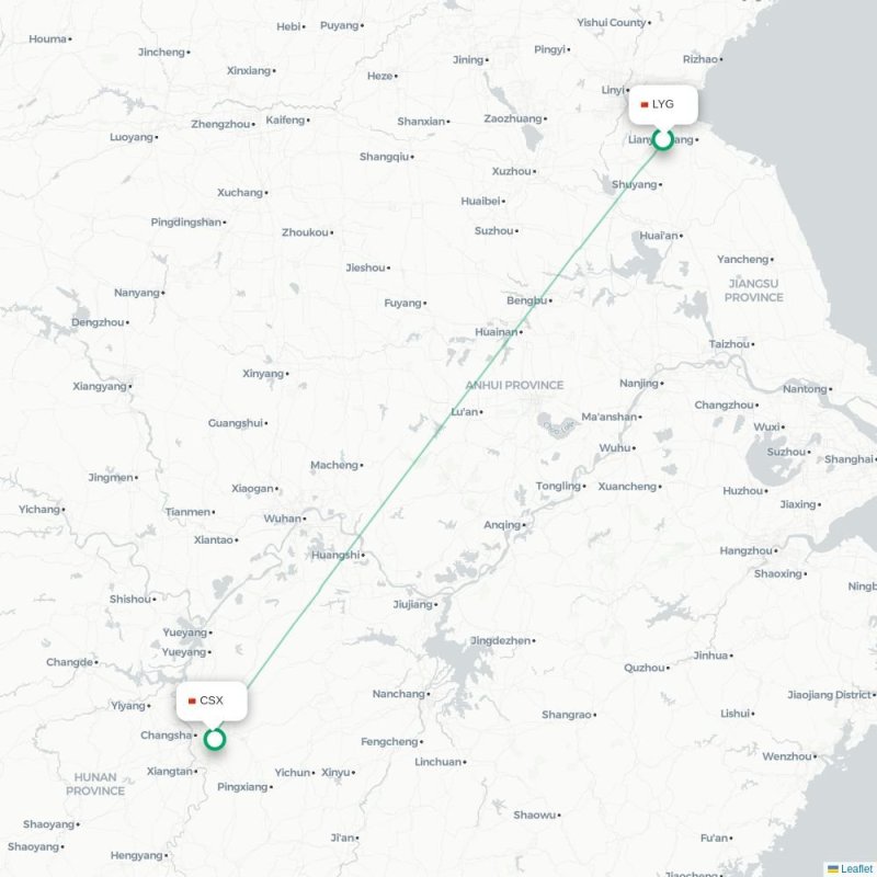 LYG - CSX route map