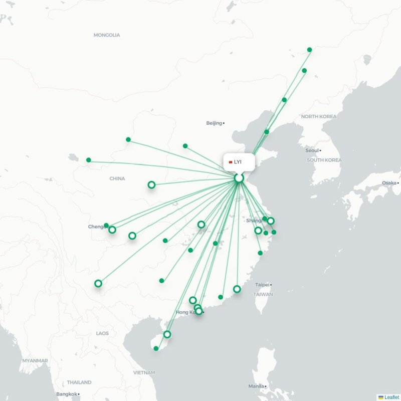LYI - TFU route map