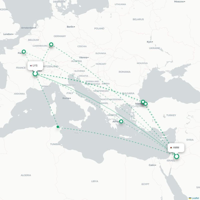 LYS - AMM route map