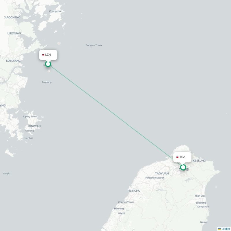 LZN - TSA route map