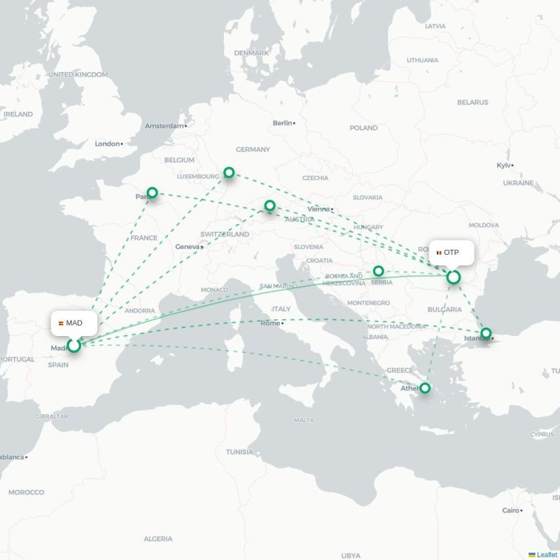 MAD - OTP route map
