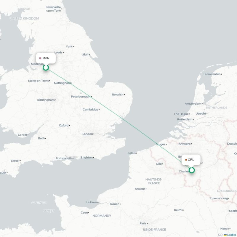 MAN - CRL route map