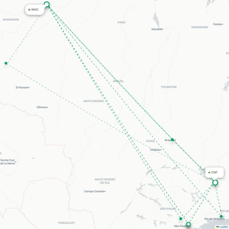 MAO - CNF route map