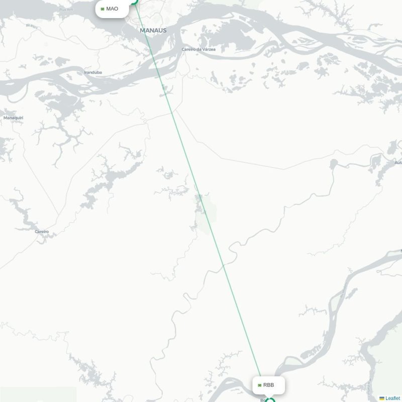 MAO - RBB route map