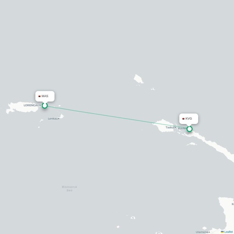 MAS - KVG route map