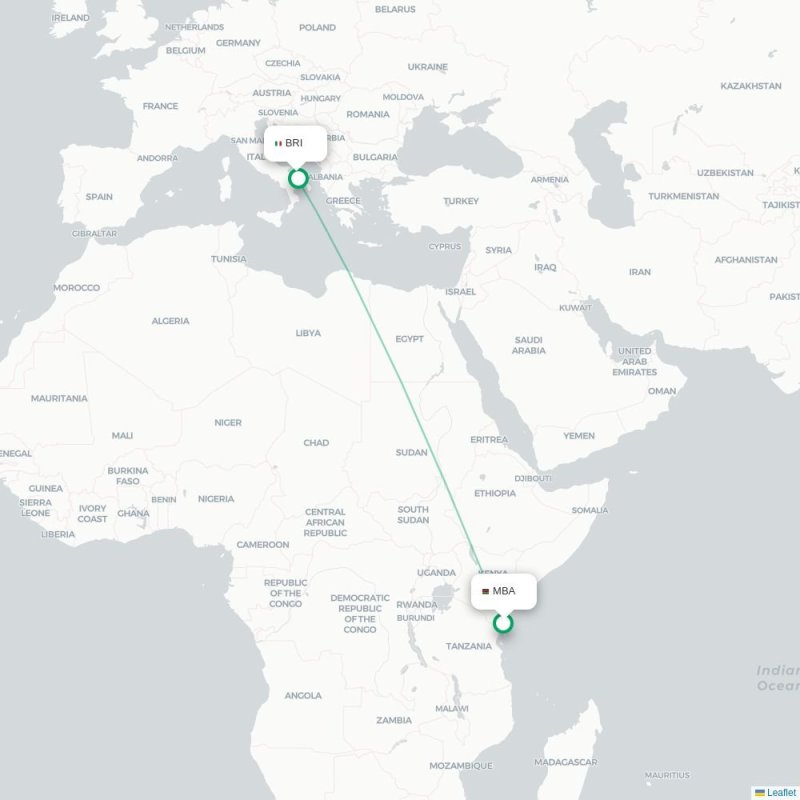 MBA - BRI route map