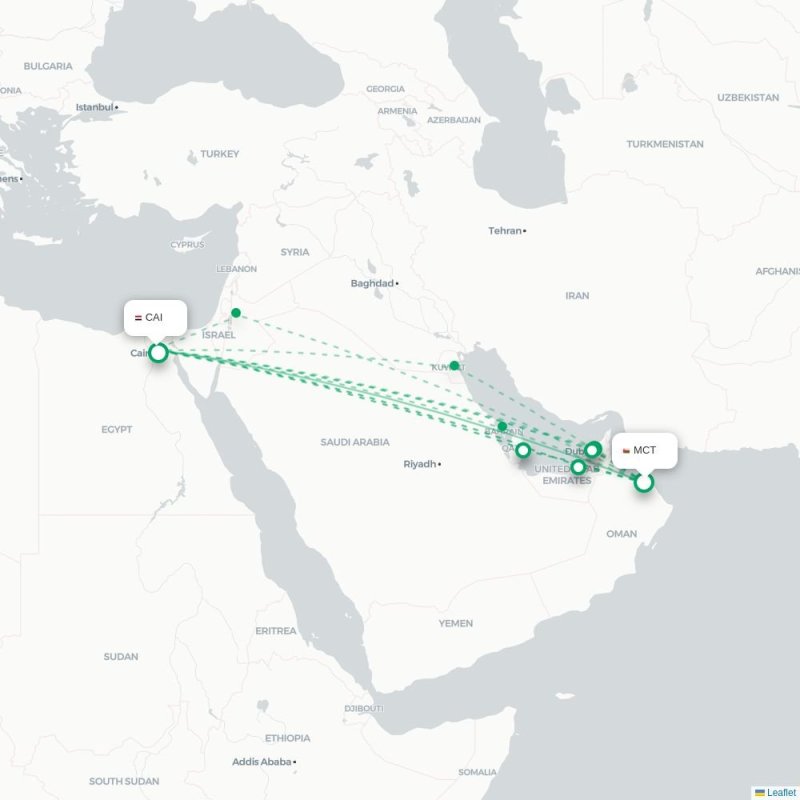 MCT - CAI route map