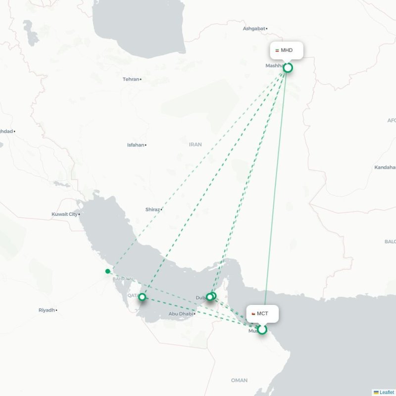 MCT - MHD route map