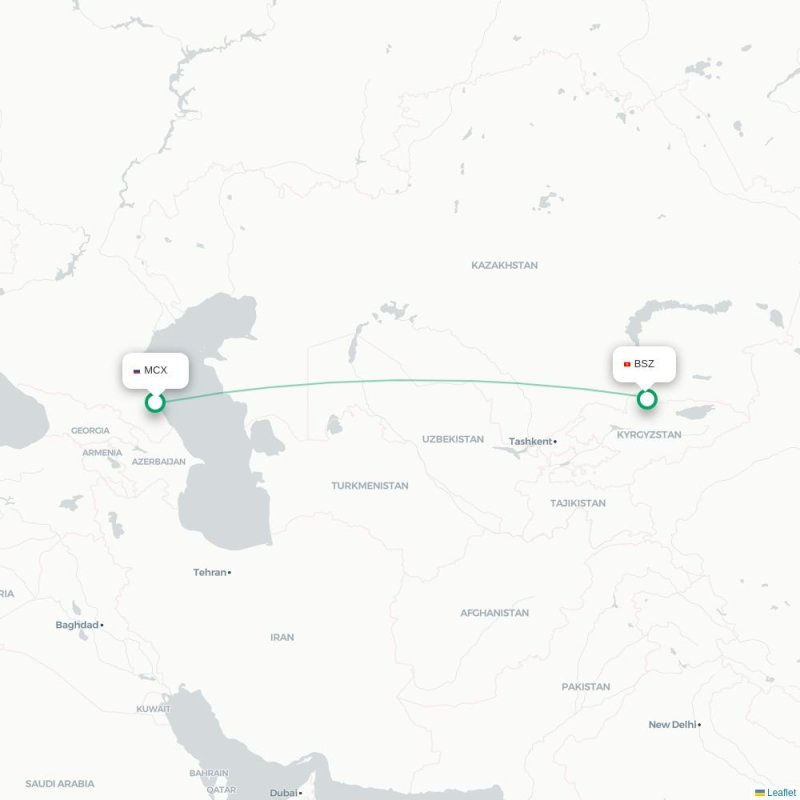 MCX - BSZ route map