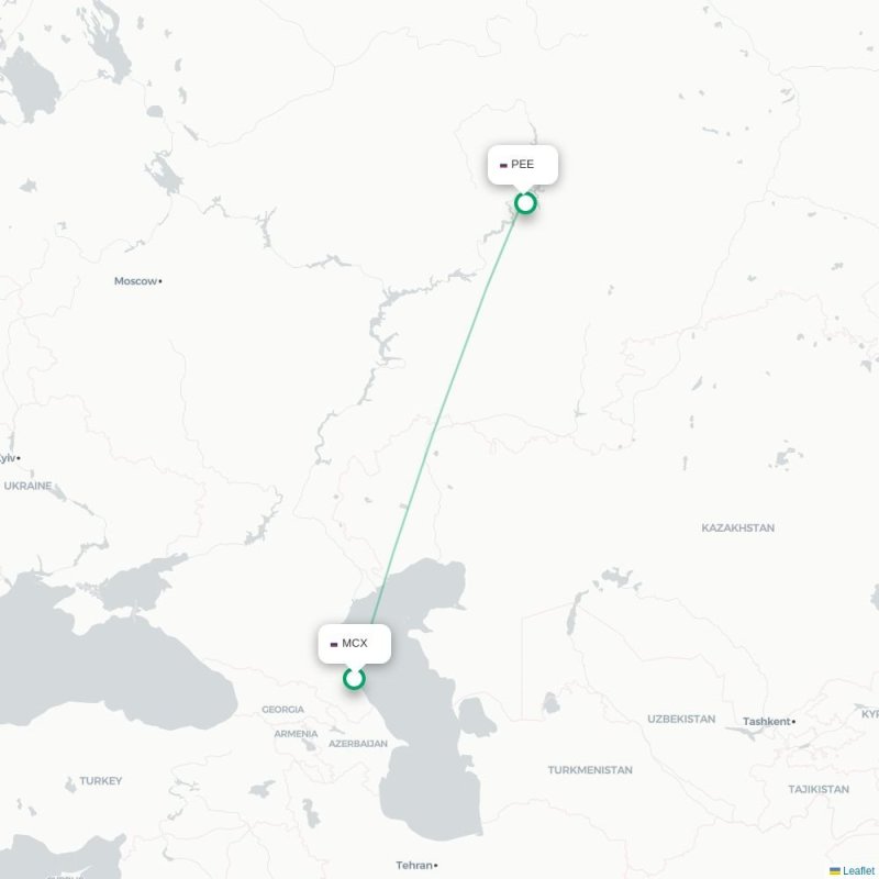 MCX - PEE route map