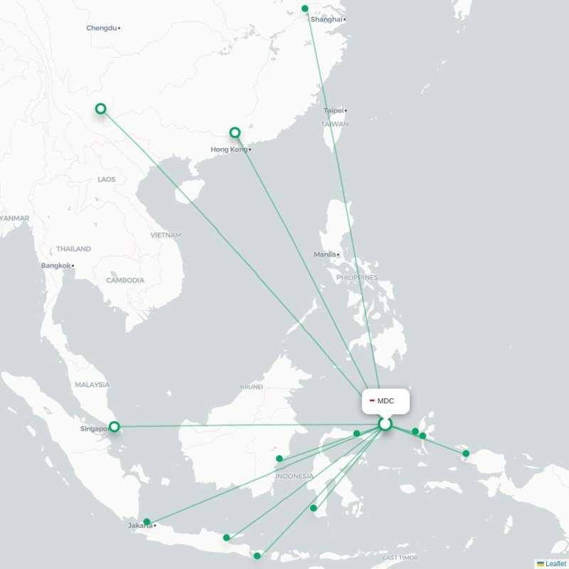MDC - CAN route map