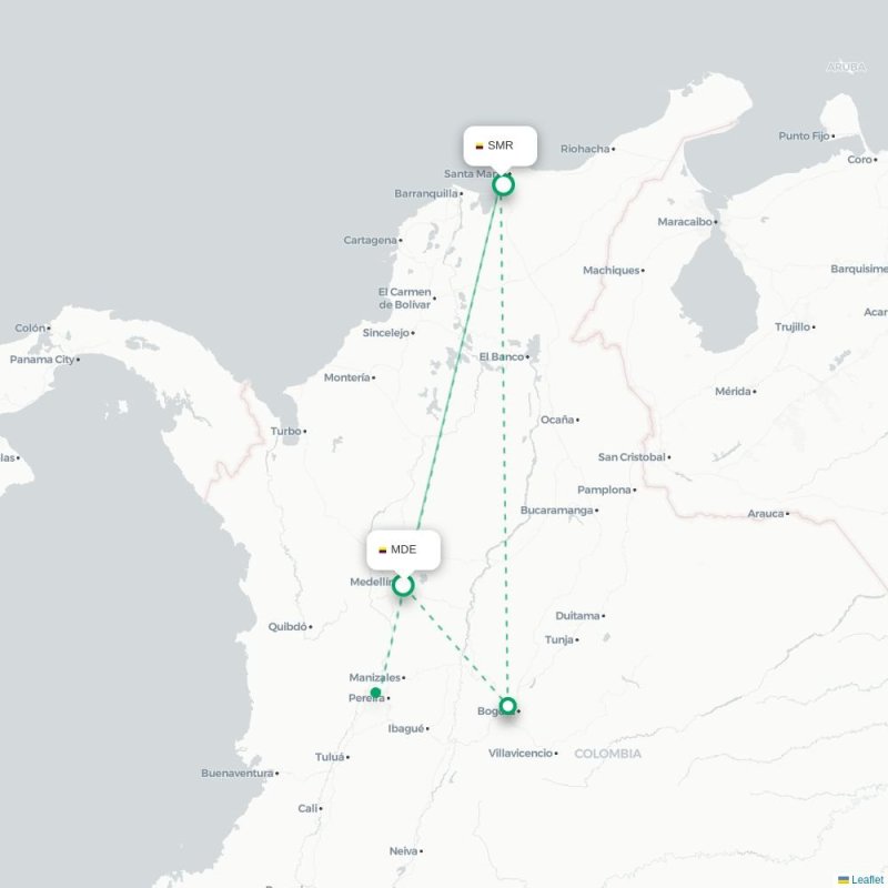 MDE - SMR route map