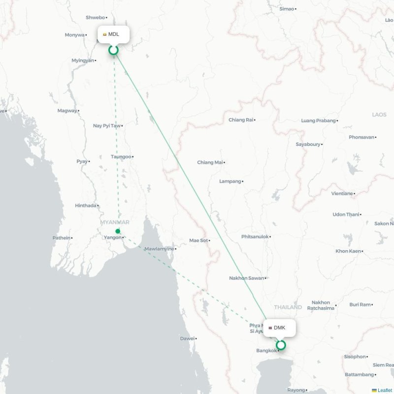 MDL - DMK route map