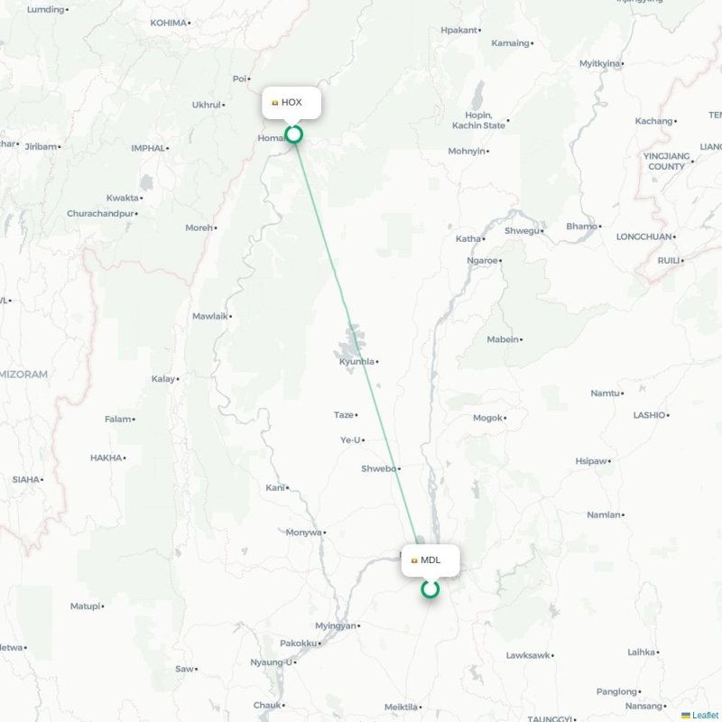 MDL - HOX route map