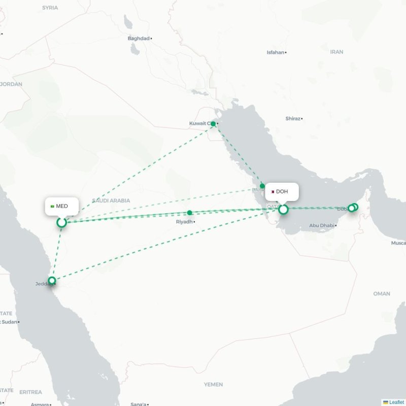 MED - DOH route map