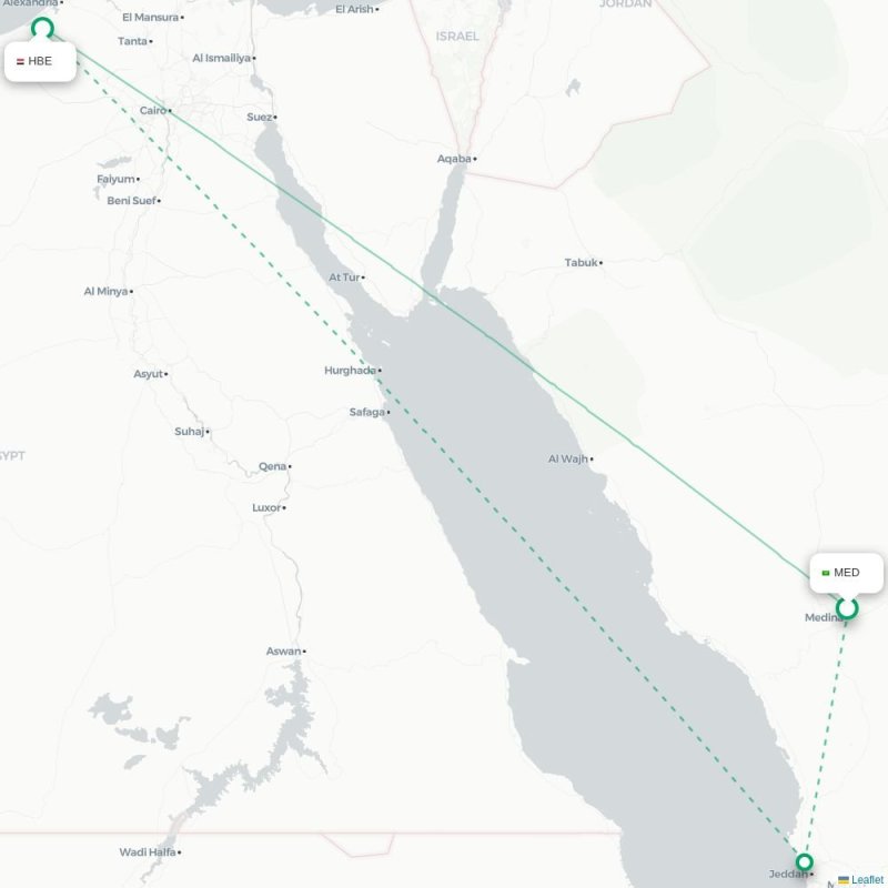 MED - HBE route map