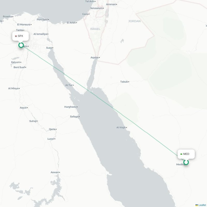 MED - SPX route map