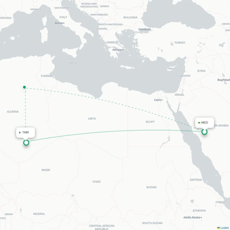 MED - TMR route map