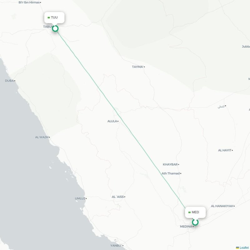 MED - TUU route map