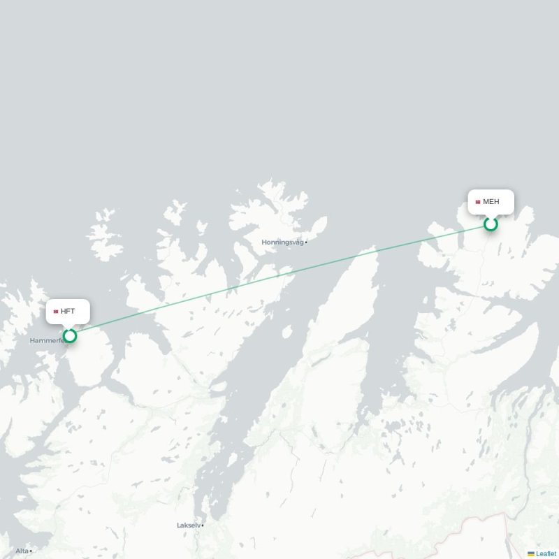 MEH - HFT route map