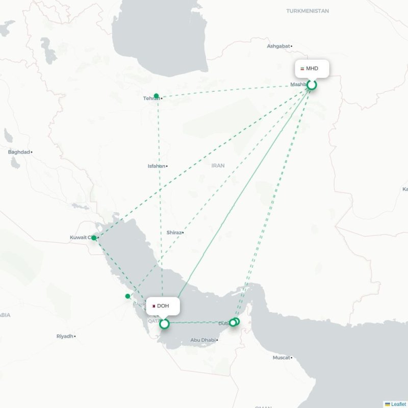 MHD - DOH route map