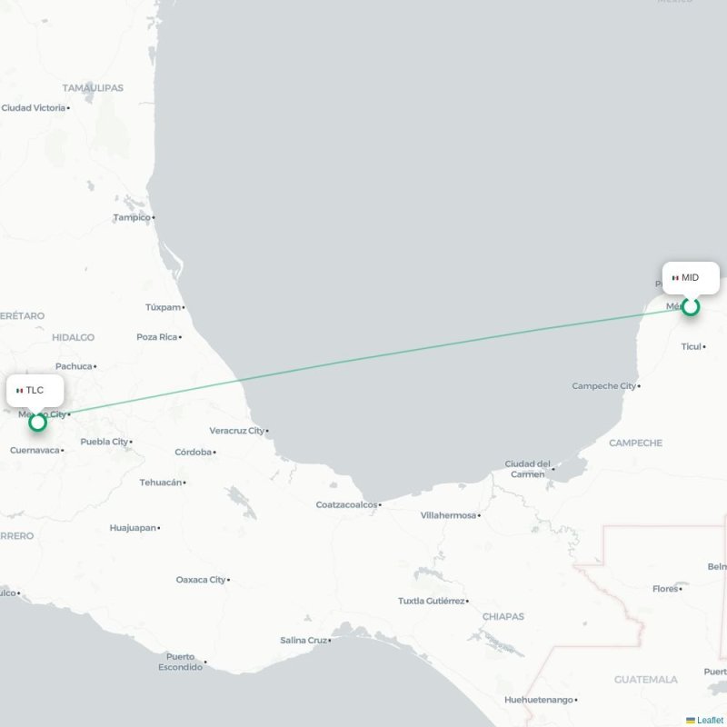 MID - TLC route map