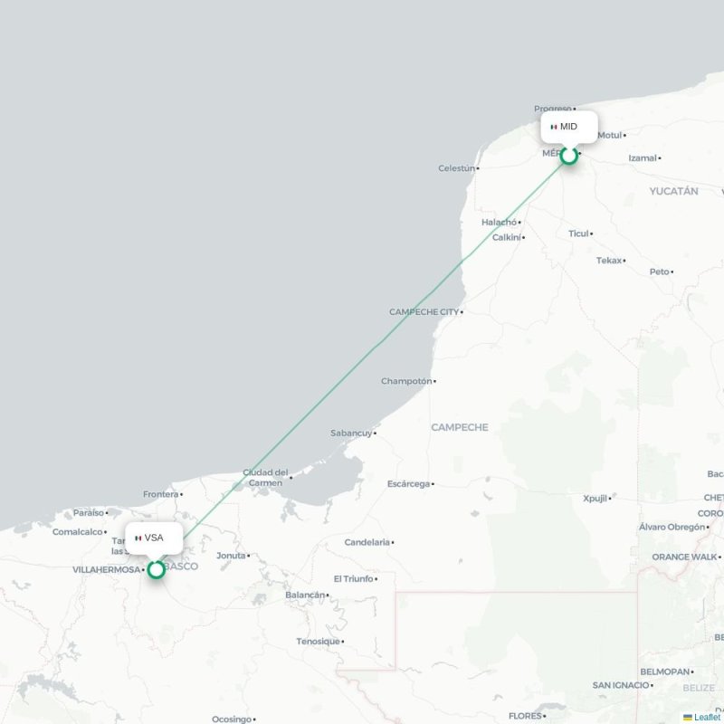 MID - VSA route map