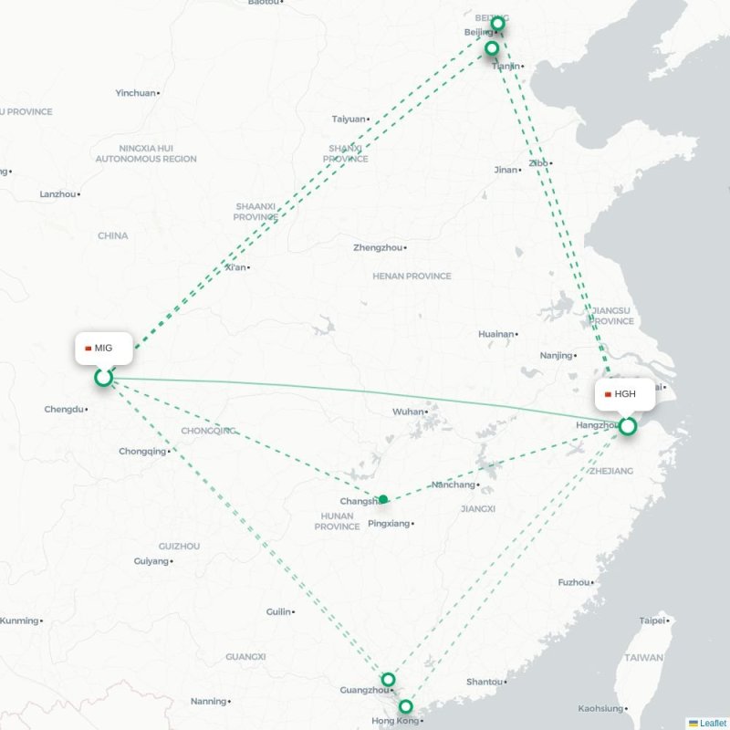 MIG - HGH route map