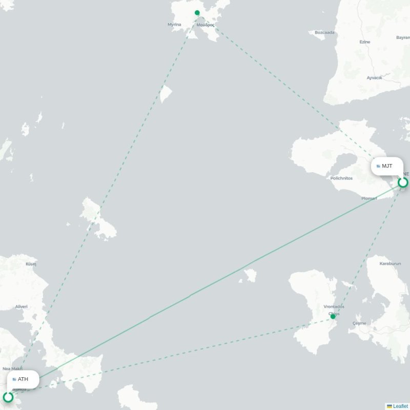 MJT - ATH route map