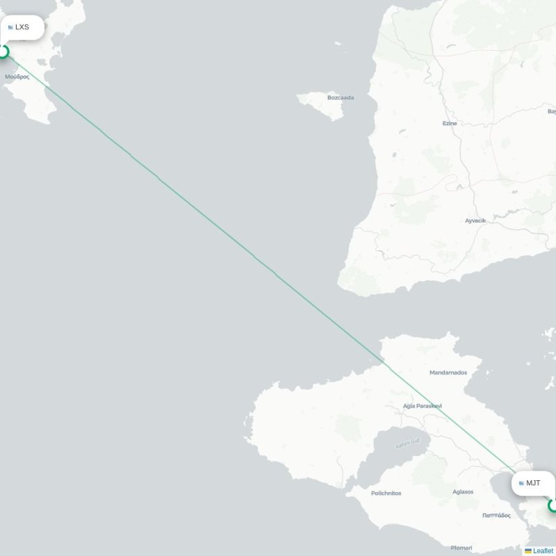 MJT - LXS route map