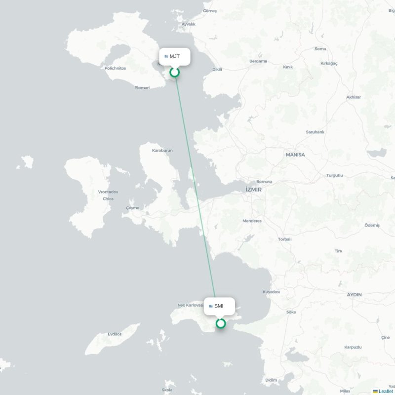 MJT - SMI route map