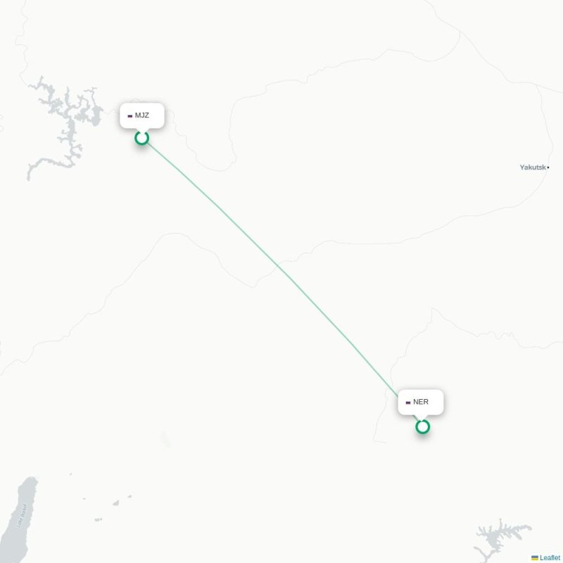 MJZ - NER route map