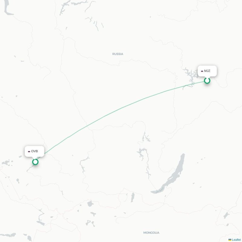 MJZ - OVB route map