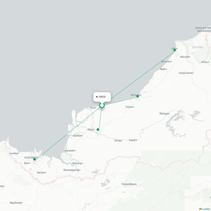 MKM - SBW route map