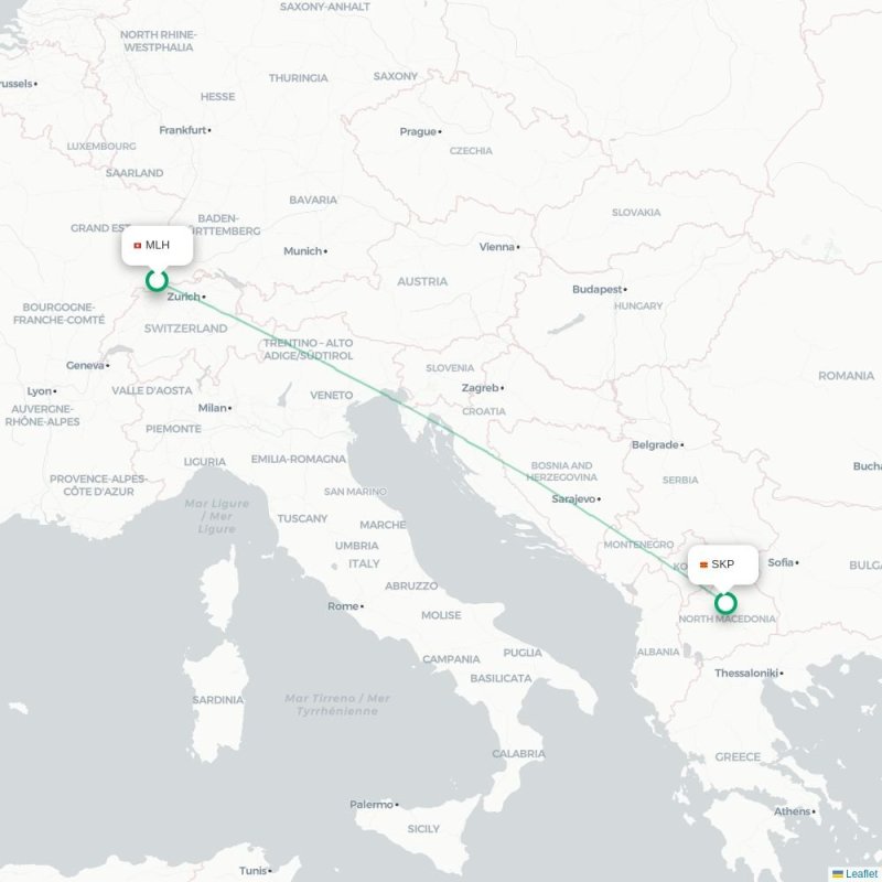 MLH - SKP route map