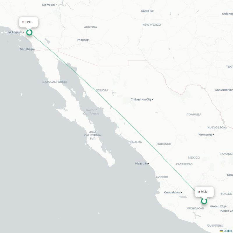MLM - ONT route map