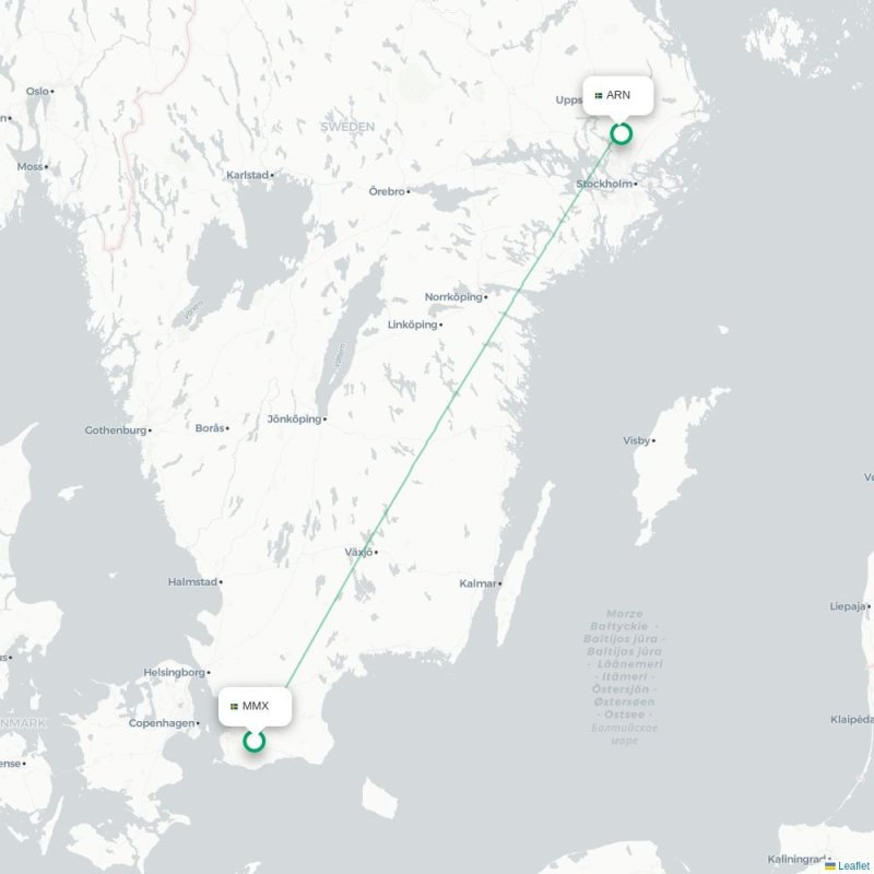MMX - ARN route map