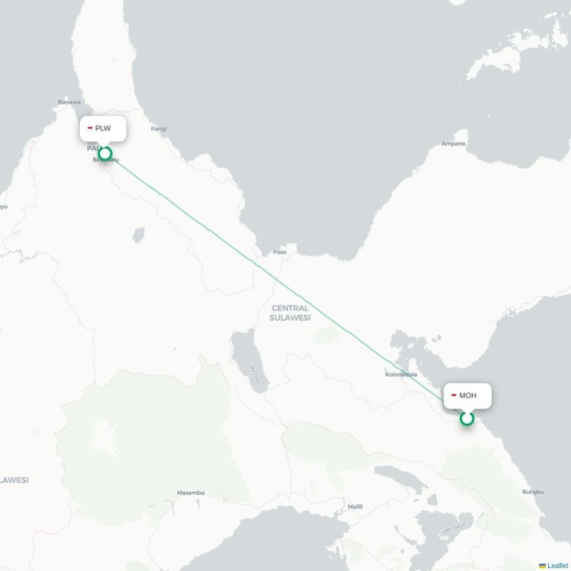 MOH - PLW route map