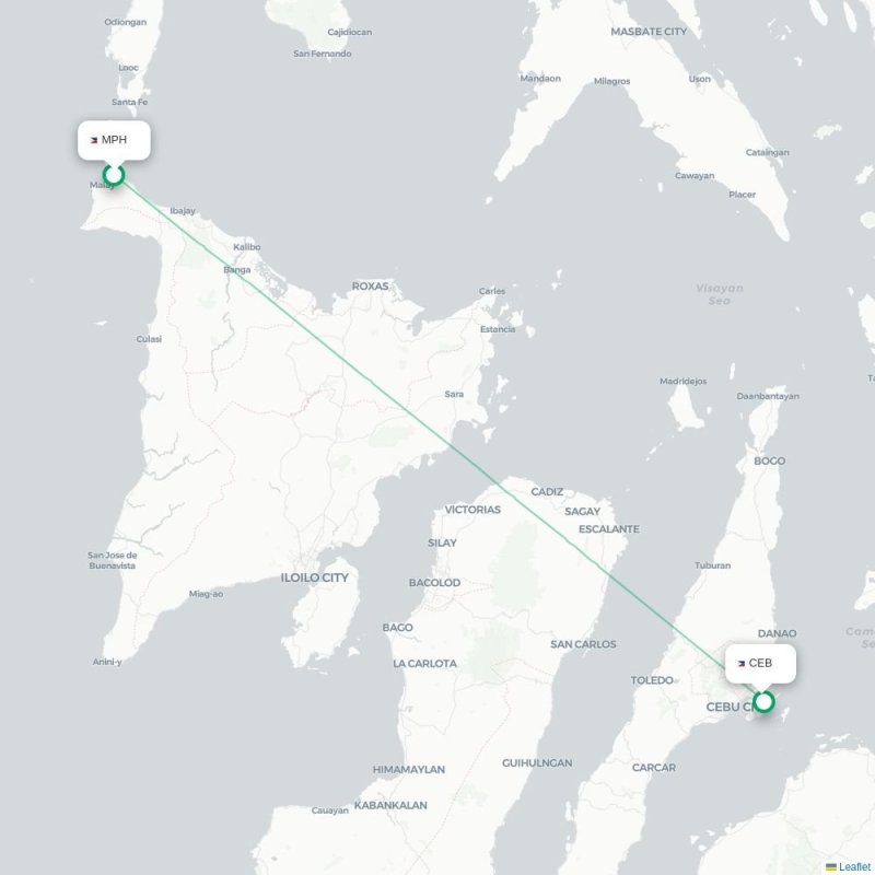 MPH - CEB route map
