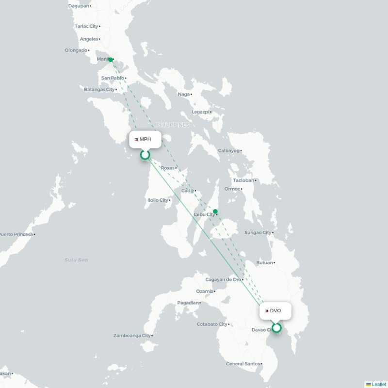 MPH - DVO route map