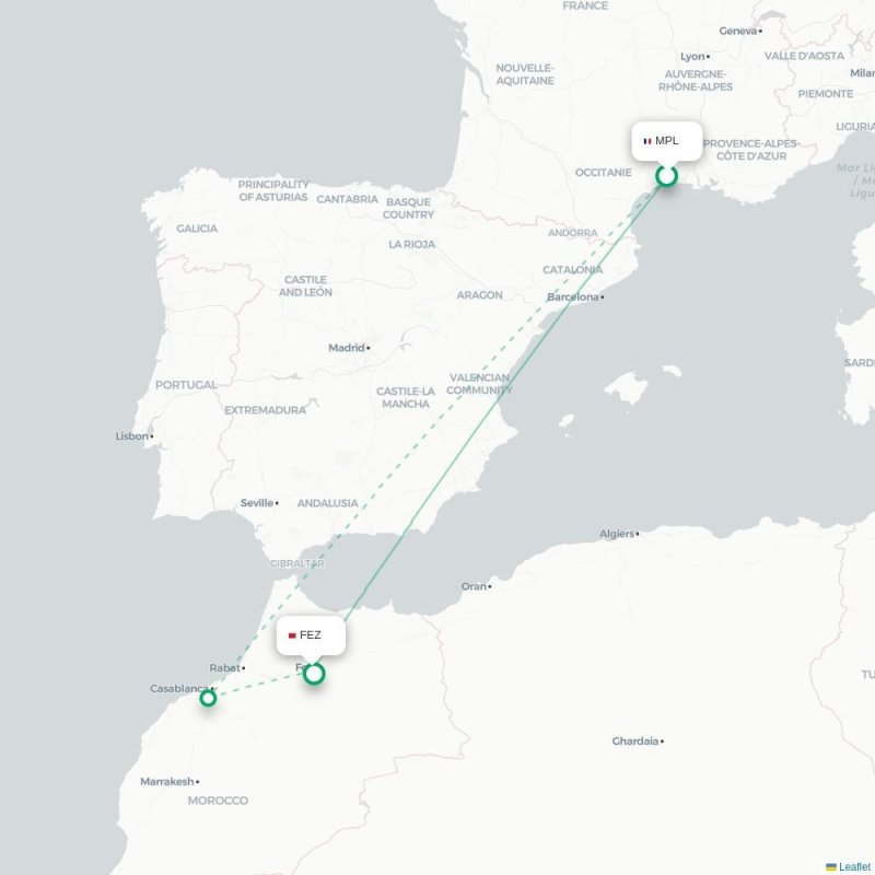 MPL - FEZ route map