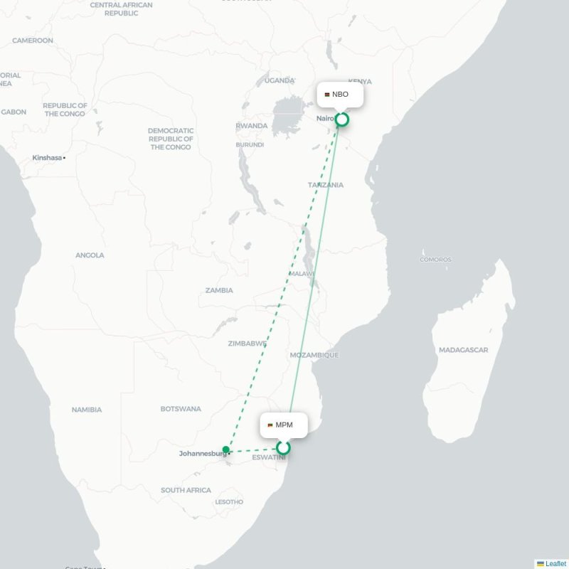 MPM - NBO route map