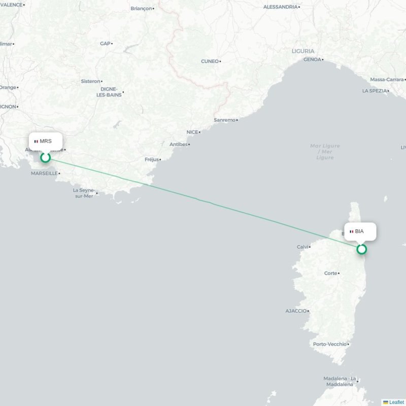MRS - BIA route map