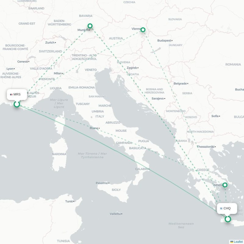 MRS - CHQ route map