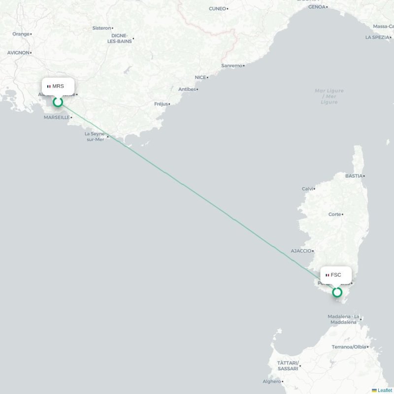 MRS - FSC route map